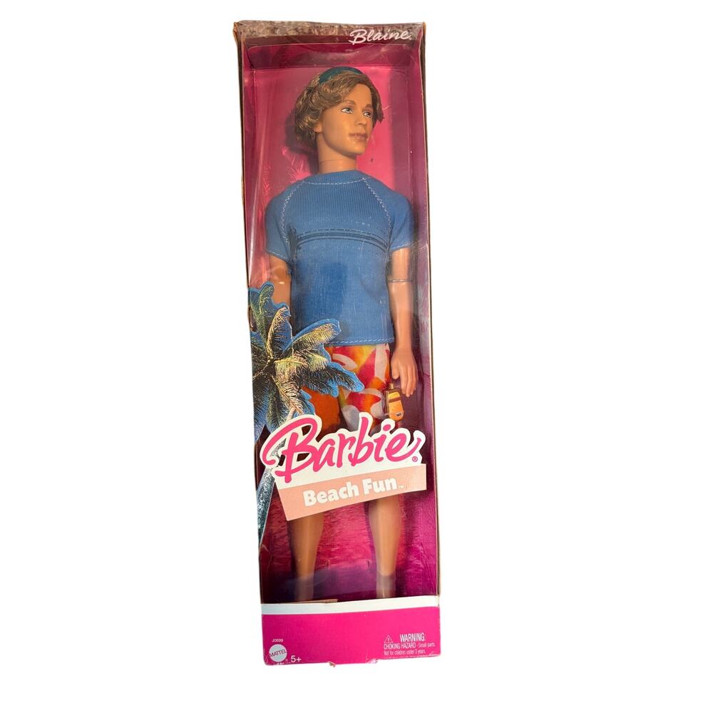 2006 Barbie Beach Fun Blaine Doll J0699 NRFB Original Box Mattel